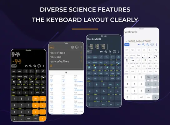 HiEdu Scientific Calculator android App screenshot 3